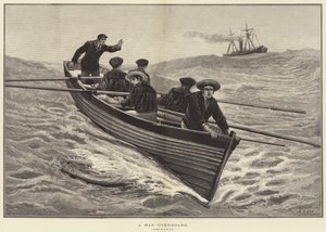 Un homme à la mer